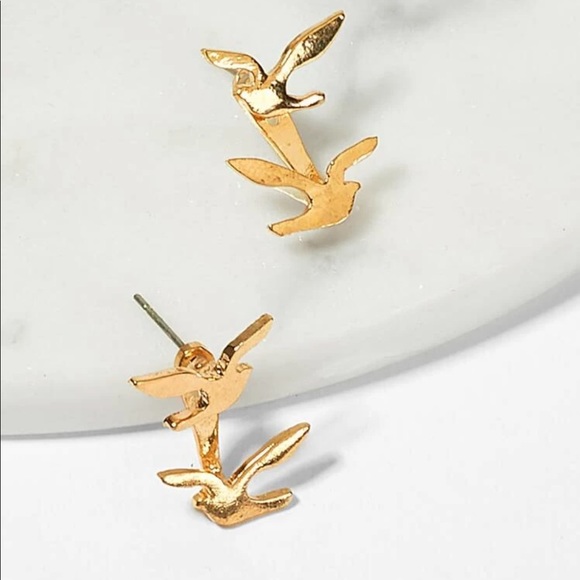 • Mischa • Double Bird Earrings - Picture 3 of 4